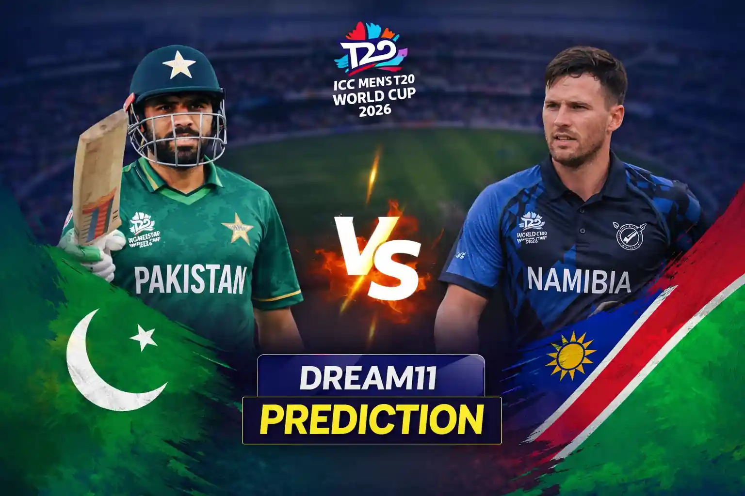 PAK vs NAM Dream11 Prediction Icc T20 WC 2026