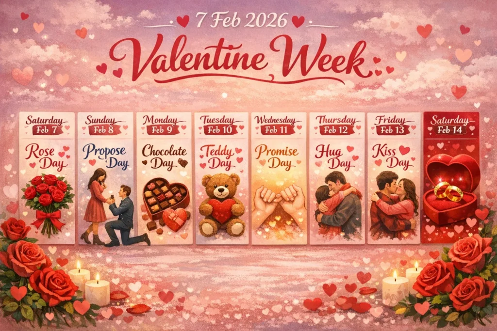 7 feb 2026 valentine week