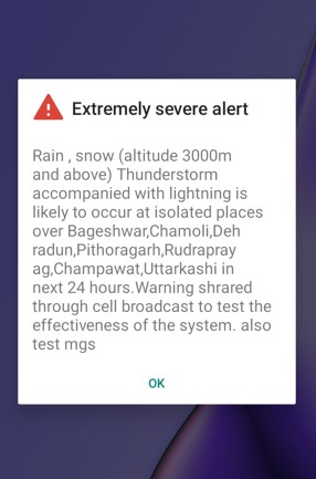 Uttarakhand Weather Alert 