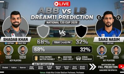 ABB vs LB Dream11 Prediction Today Match
