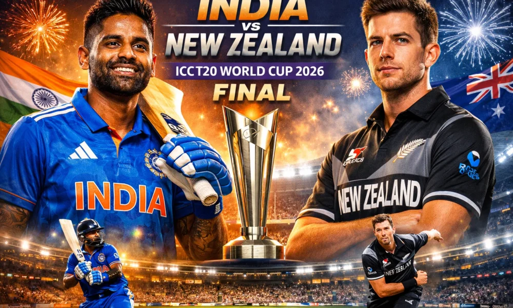 India vs New Zealand ICC T20 World Cup 2026 Final