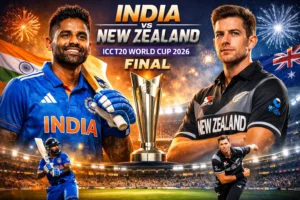 India vs New Zealand ICC T20 World Cup 2026 Final : अहमदाबाद में होगा महामुकाबला, कौन बनेगा टी20 का नया बादशाह?