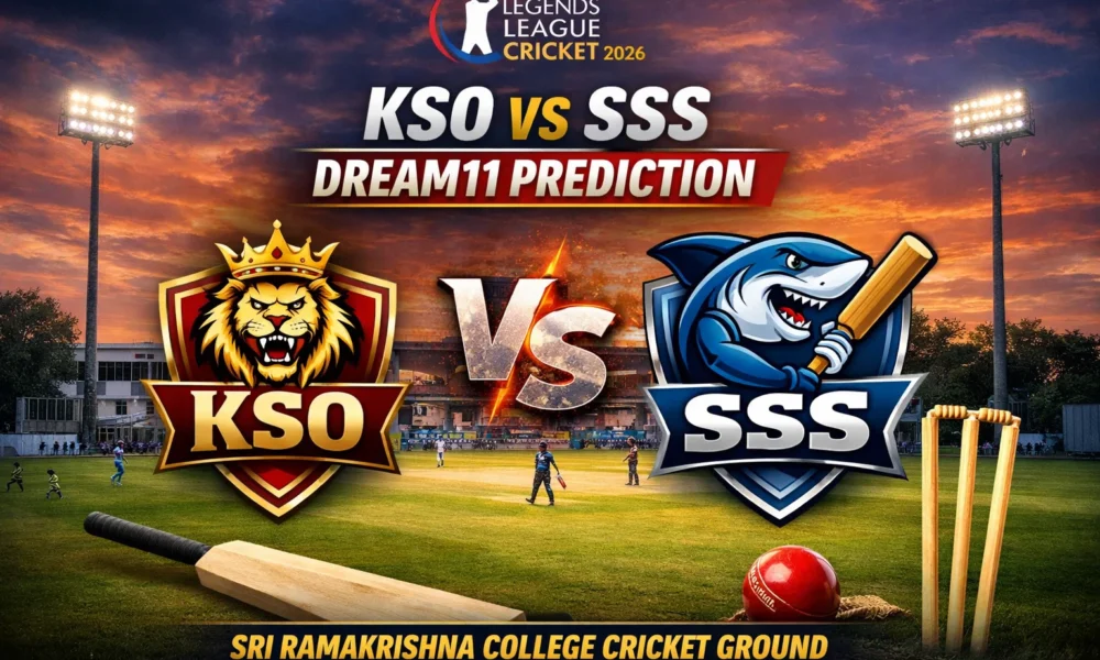 KSO vs SSS Dream11 Prediction 3rd Match Legends League Cricket 2026