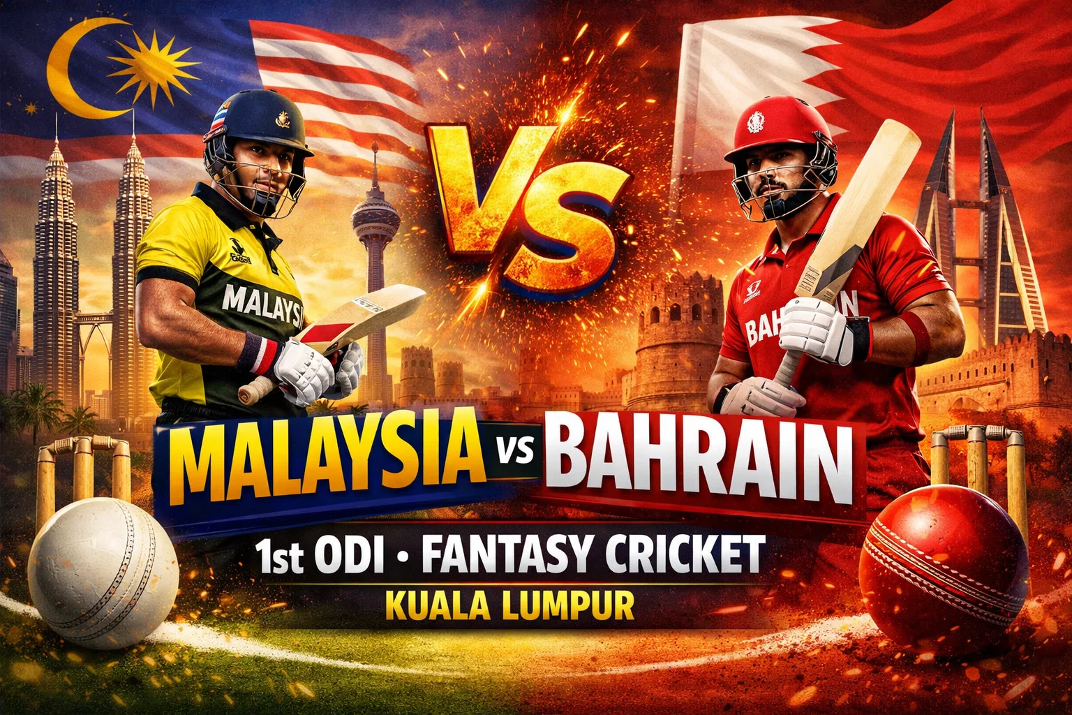 MAL vs BAH Dream11 Prediction 1st ODI March 2026