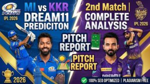 MI vs KKR Dream11 2nd Match IPL 2026 – 29 March 2026