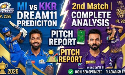MI vs KKR Dream11 2nd Match IPL 2026