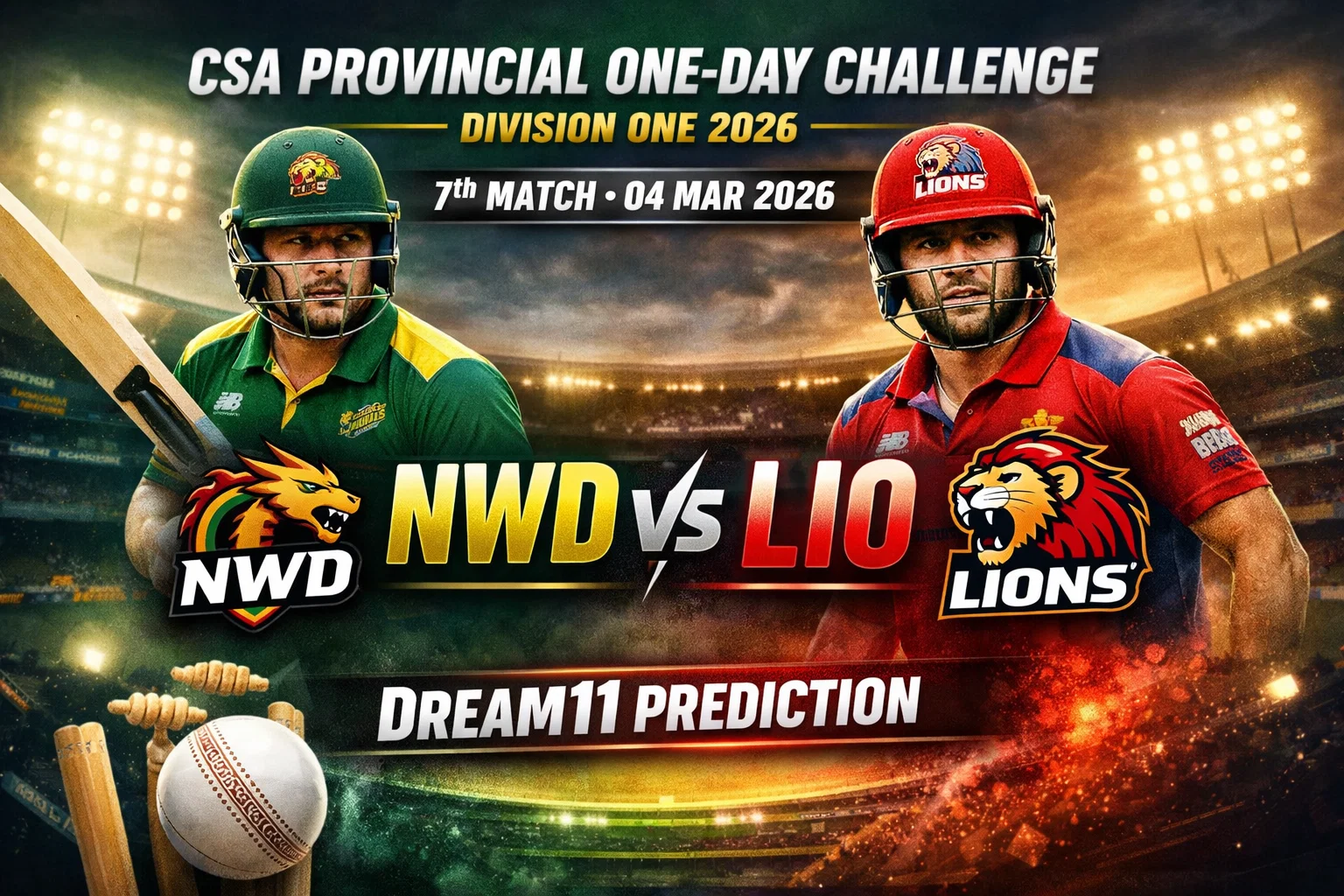 NWD vs LIO Dream11 Prediction 7th Match 04 Mar 2026