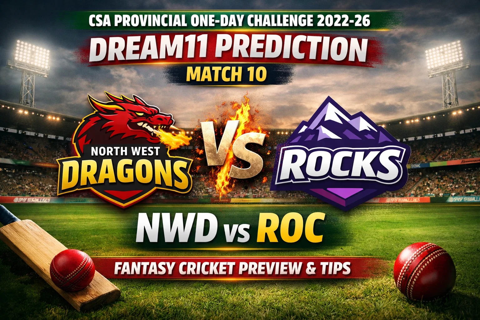 NWD बनाम ROC ड्रीम 11 भविष्यवाणी