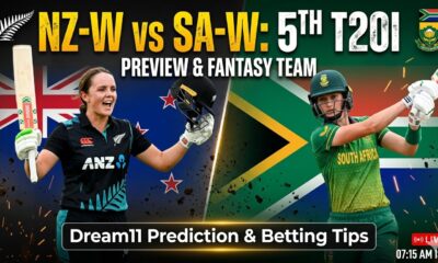 NZ-W vs SA-W Dream11 Prediction 5th T20I 2026