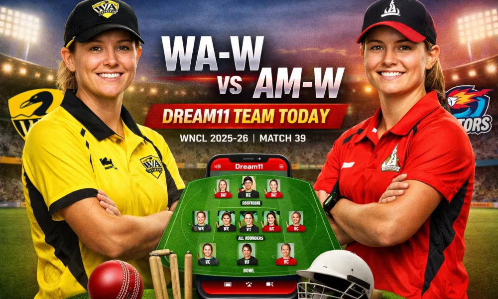 WA-W vs AM-W Dream11 Team Today WNCL 2025-26 Match 39