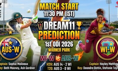 WI-W vs AUS-W Dream11 Prediction 1st ODI 2026