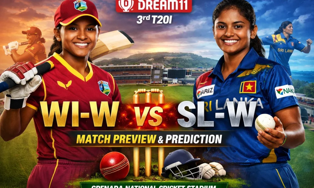WI-W vs SL-W Dream11 Prediction 3rd T20I Grenada
