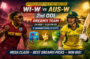 WI-W vs AUS-W Dream11 Team 2nd ODI 2026 (हिंदी में पूरी जानकारी)