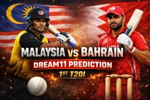 मलेशिया बनाम बहरीन ड्रीम11 भविष्यवाणी: संभावित प्लेइंग 11, पिच रिपोर्ट, फैंटेसी टीम और मैच विश्लेषण..