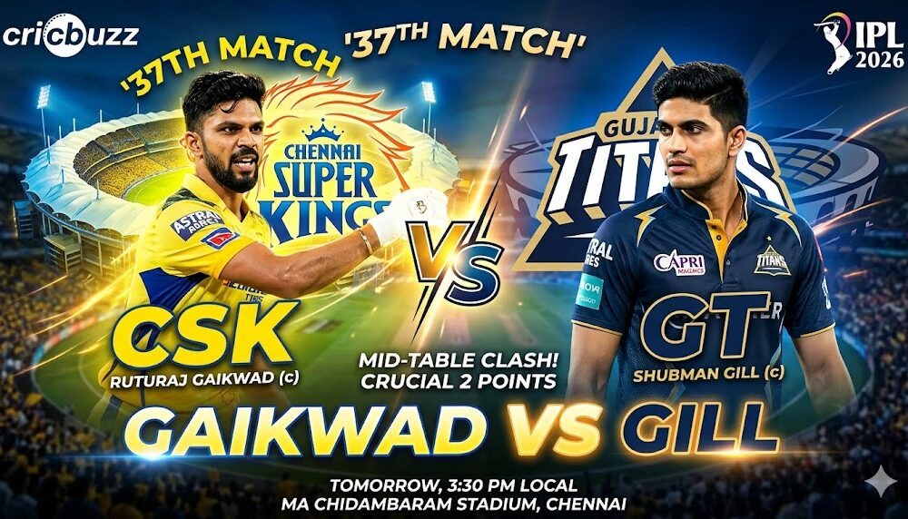 CSK vs GT Dream11 Prediction Match 37 IPL 2026