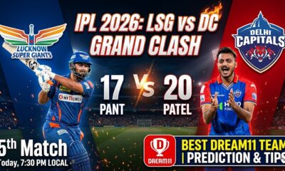 LSG vs DC Dream11 Team Match 5 IPL 2026
