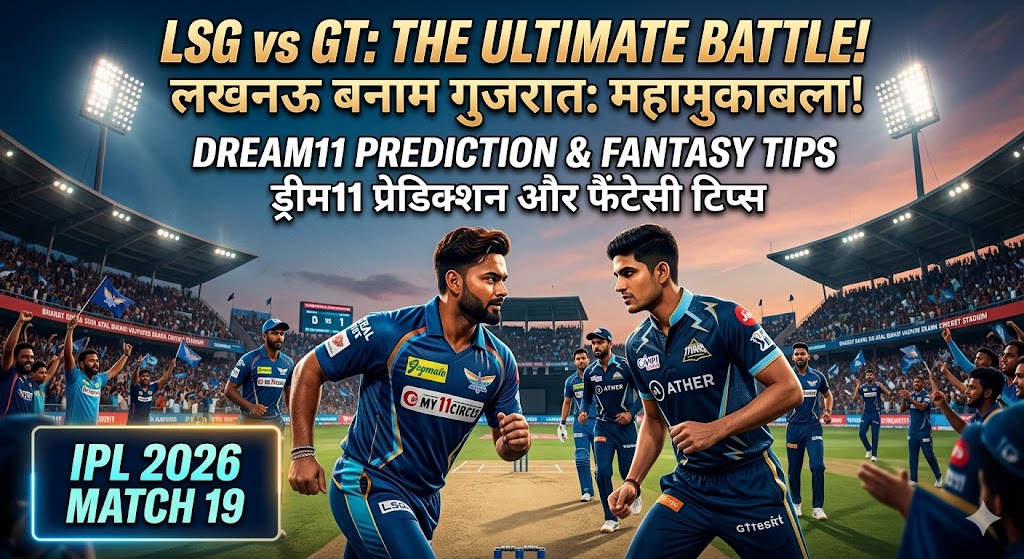 LSG vs GT Dream11 Prediction Match 19 IPL 2026