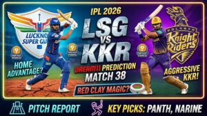 LSG vs KKR Dream11 Prediction Match 38 IPL 2026: लखनऊ की ‘लाल मिट्टी’ पर किसका चलेगा जादू? जानें आंकड़े, पिच रिपोर्ट और बेस्ट फैंटेसी टीम
