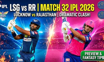 LSG vs RR Dream11 Team Match 32 IPL 2026