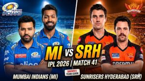 MI vs SRH Dream11 Team Match 41 IPL 2026: पिच रिपोर्ट, संभावित प्लेइंग 11 और ग्रैंड लीग प्रेडिक्शन..