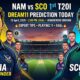 NAM vs SCO Dream11 Prediction 1st T20I April 2026