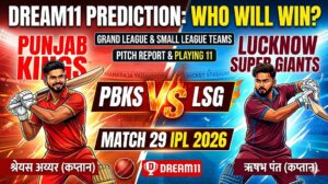 PBKS vs LSG Dream11 Prediction Match 29 IPL 2026