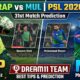 RAP vs MUL Dream11 Team PSL 2026