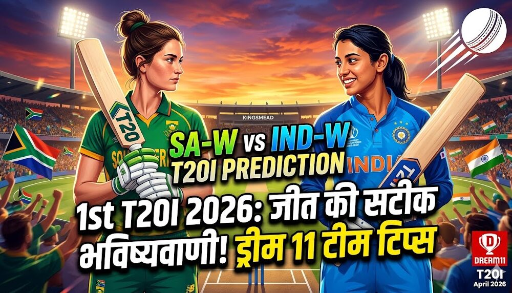 SA-W vs IND-W Dream11 Prediction 1st T20I Apr 2026