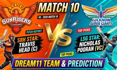 SRH vs LSG Dream11 Team match 10 IPL 2026