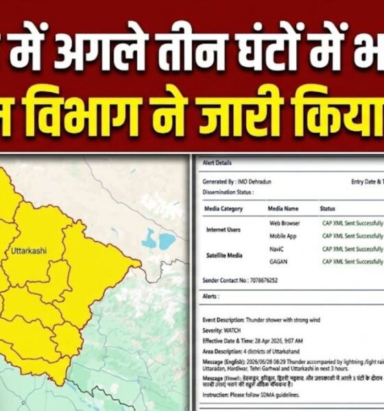 Uttarakhand Weather Alert