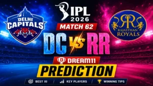 DC vs RR Dream11 Prediction IPL 2026 Match 62: फैंटेसी टीम गाइड, पिच रिपोर्ट और प्लेइंग XI