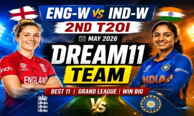 ENG-W vs IND-W Dream11 Team 2ND T20I May 2026