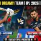 LSG vs RCB Dream11 Team IPL 2026 Match 50