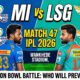 MI vs LSG Dream11 Team Match 47 IPL 2026