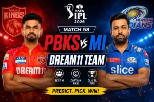 PBKS vs MI Dream11 Team IPL 2026 Match 58: आज की बेस्ट फैंटेसी टीम, पिच रिपोर्ट और प्लेइंग XI..