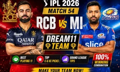RCB vs MI Dream11 Team IPL 2026 Match 54