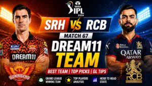 SRH vs RCB Dream11 Team IPL 2026 Match 67: फैंटेसी क्रिकेट के धुरंधरों की भिड़ंत, ऐसे बनाएं अपनी मेगा कॉन्टेस्ट की विनिंग टीम..