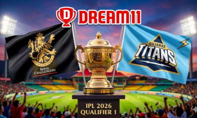 RCB vs GT Dream11 Team Qualifier 1 IPL 2026