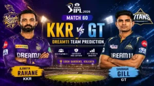 KKR vs GT Dream11 Prediction IPL 2026 Match 60: फेंटेसी क्रिकेट टिप्स, पिच रिपोर्ट और प्लेइंग XI..