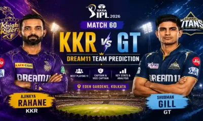 KKR vs GT Dream11 Prediction Ipl 2026 Match 60