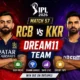 RCB vs KKR Dream11 Team IPL 2026 Match 57