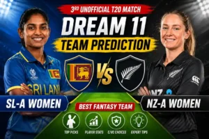 SL-A Women vs NZ-A Women Dream 11 Team Prediction: श्रीलंका ए महिला बनाम न्यूजीलैंड ए महिला तीसरी अनऑफिशियल टी20 मैच की फैंटेसी क्रिकेट टीम