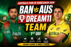 BAN vs AUS Dream11 Team 1ST ODI 2026: फैंटेसी क्रिकेट प्रेडिक्शन, पिच रिपोर्ट और बेस्ट प्लेइंग XI