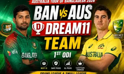 BAN vs AUS Dream11 Team 1ST ODI 2026