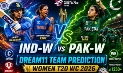 IND-W vs PAK-W Dream11 Team Women T20 WC 2026