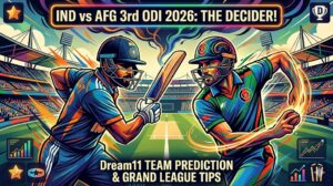 IND vs AFG Dream11 Team 3RD ODI 2026