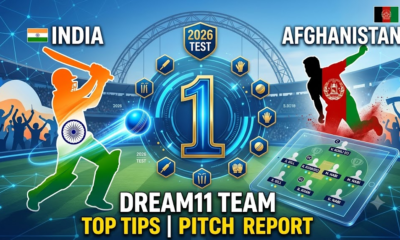 India vs Afghanistan Dream11 team One-Off Test 2026