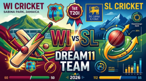 WI vs SL Dream11 Team 1st T20I 2026: फैंटेसी क्रिकेट प्रेडिक्शन, प्लेइंग XI और पिच रिपोर्ट..