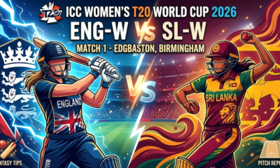ENG-W vs SL-W Dream11 Team Match 1 ICC Wt20 2026