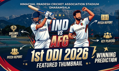 IND vs AFG Dream11 Prediction 1st ODI 2026